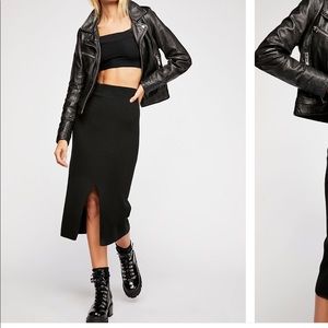 Free people skyline midi skirt